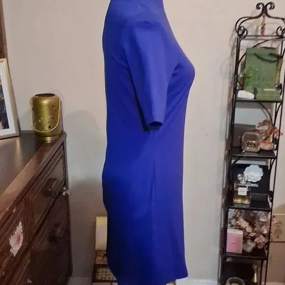 NWT NASTY GAL Women's 3/4 sleeve Royal Blue Dress Size Medium - Picture 5 of 8